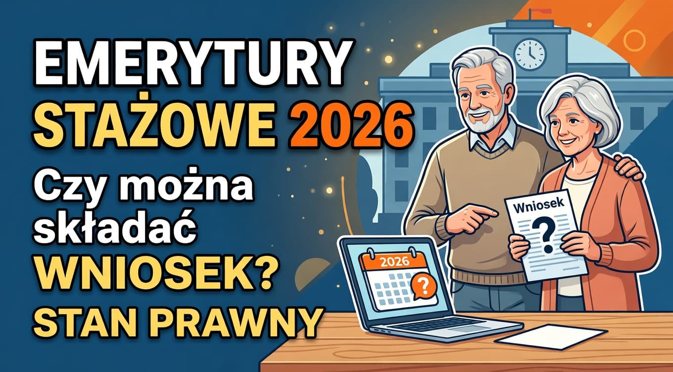 Emerytury sta\u017Cowe 2026 \u2014 stan prawny